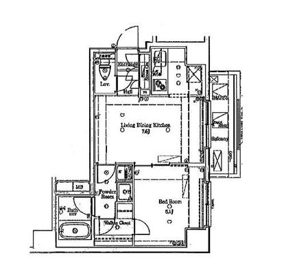 東京都台東区清川２丁目 賃貸マンション 1LDK