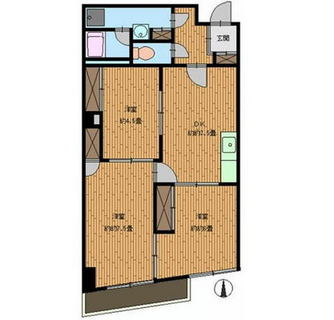 東京都荒川区南千住１丁目 賃貸マンション 3DK