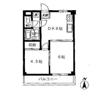 東京都荒川区荒川１丁目 賃貸マンション 2DK