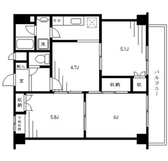 東京都荒川区東日暮里１丁目 賃貸マンション 3DK