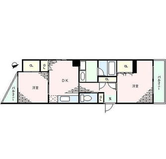 東京都荒川区荒川１丁目 賃貸マンション 2DK