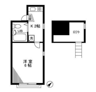 東京都荒川区荒川１丁目 賃貸アパート 1K